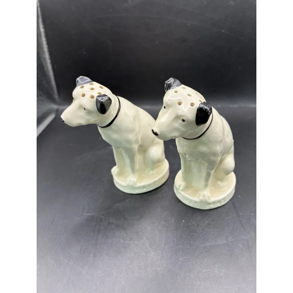 Antique Lenox RCA Victor salt & pepper shakers - Nipper 